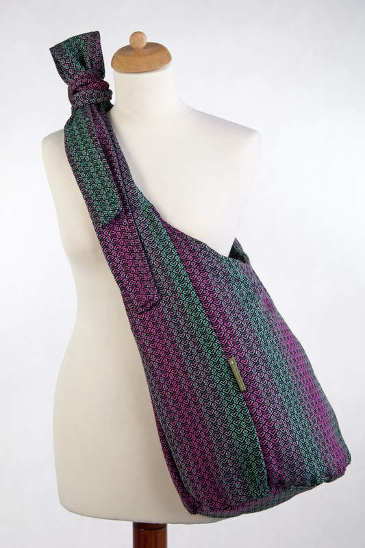 Hobo Bag made of woven fabric (100% cotton) - LITTLE LOVE - ORCHID #babywearing