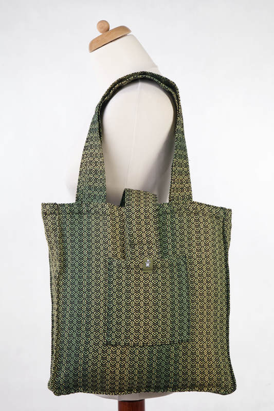 Shoulder bag made of wrap fabric (100% cotton) - LITTLE LOVE - LEMON TREE - standard size 37cmx37cm #babywearing