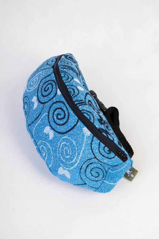 Waist Bag made of woven fabric, (100% cotton) - BLUE PRINCESSA #babywearing