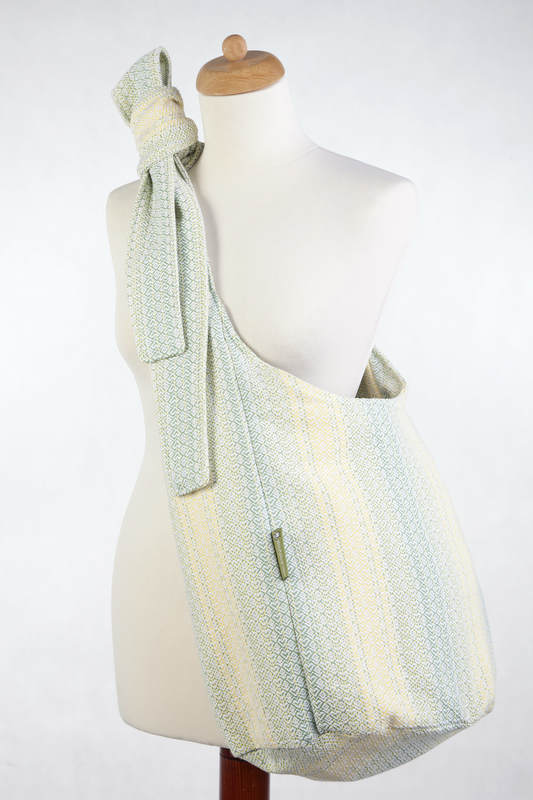 Hobo Bag made of woven fabric (100% cotton) - LITTLE LOVE - GOLDEN TULIP #babywearing