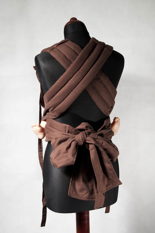 MEI-TAI carrier, broken-twill weave - 100% cotton - with hood #babywearing