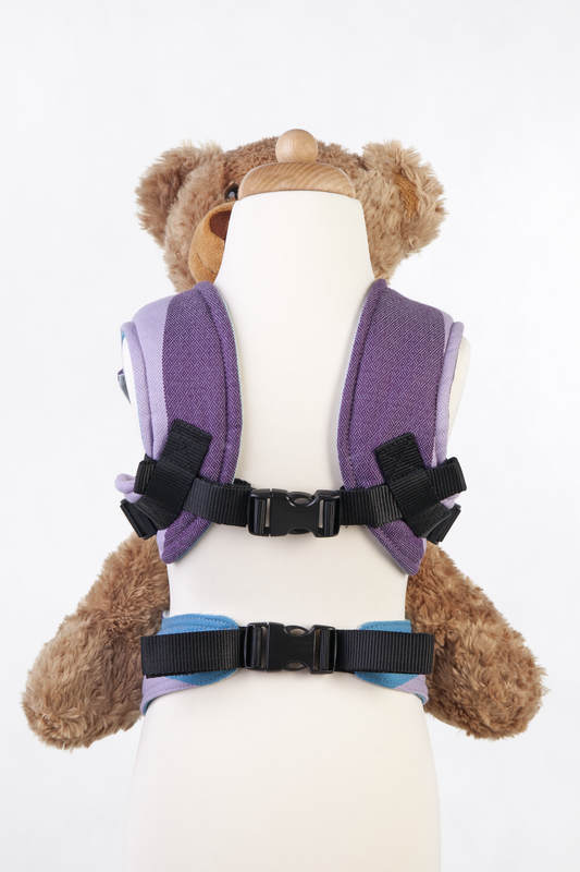 Puppentragehilfe, hergestellt vom gewebten Stoff (100% Baumwolle) - ICELANDIC DIAMOND #babywearing