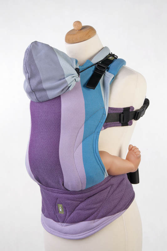 Ergonomic Carrier, Baby Size, diamond weave 100% cotton - ICELANDIC DIAMOND - Second Generation #babywearing