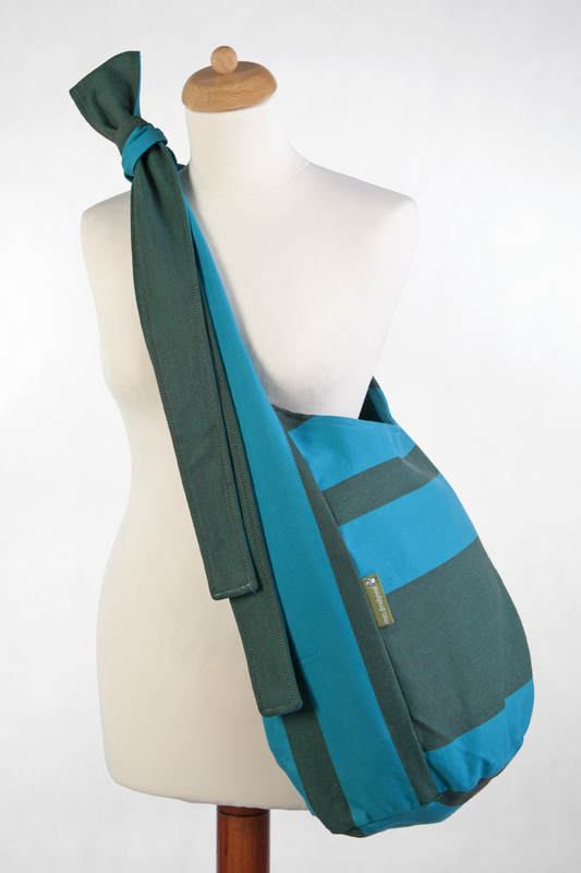 Hobo Bag made of woven fabric, 100% cotton - MOUNTAIN SPRING #babywearing