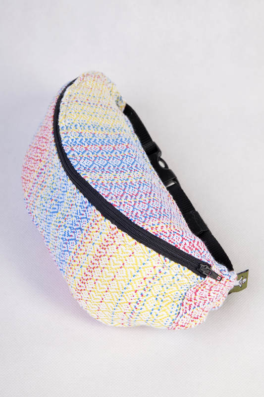 Waist Bag made of woven fabric, (60% cotton, 28% Merino wool, 8% silk, 4% cashmere) - LITTLE LOVE - DAZZLE #babywearing