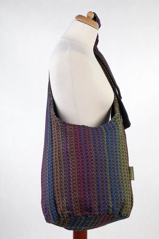 Hobo Bag made of woven fabric (60%  cotton, 28% Merino wool, 8% silk, 4% cashmere) - LITTLE LOVE - DELIGHT #babywearing