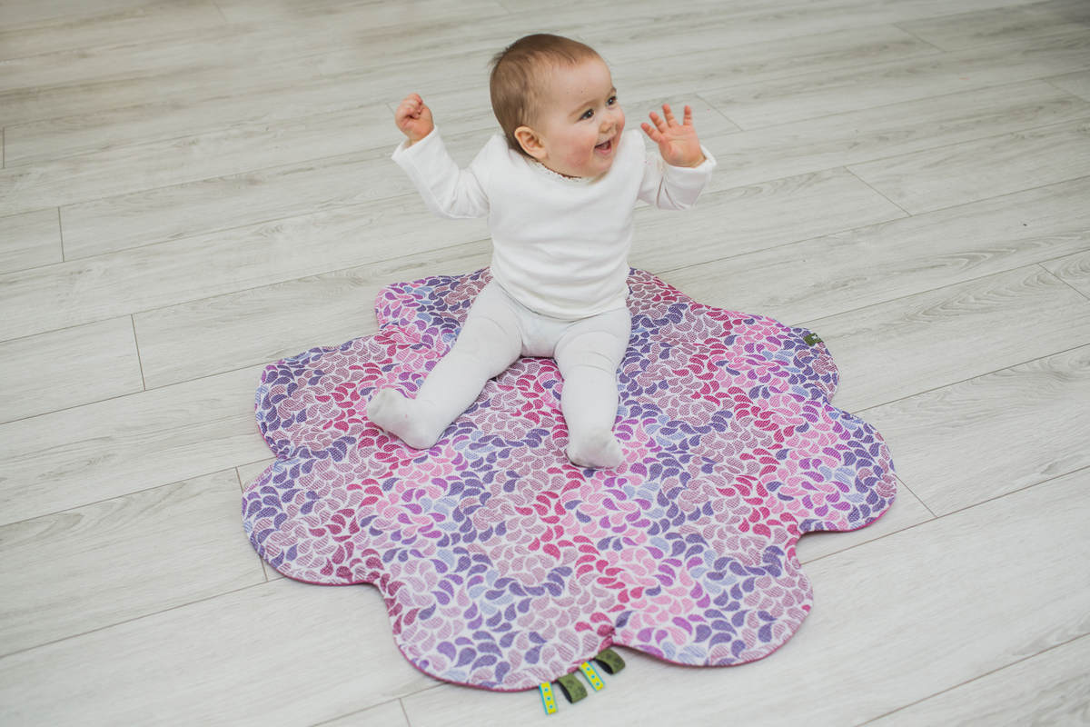 Lenny Baby Mat  (Outer layer-100% cotton, Stuffing-100% polyester) - LITTLE LOVE - LEMON TREE #babywearing