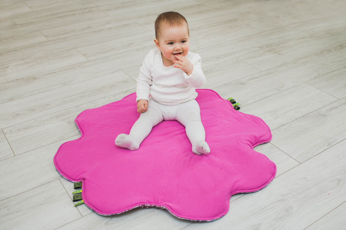 Lenny Baby Mat (Outer layer-100% cotton, Stuffing-100% polyester) - LITTLE LOVE - ORCHID #babywearing