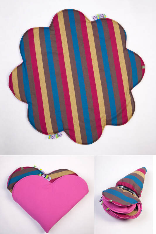 Lenny Baby Mat  (Outer layer-100% cotton, Stuffing-100% polyester) - FOREST MEADOW #babywearing