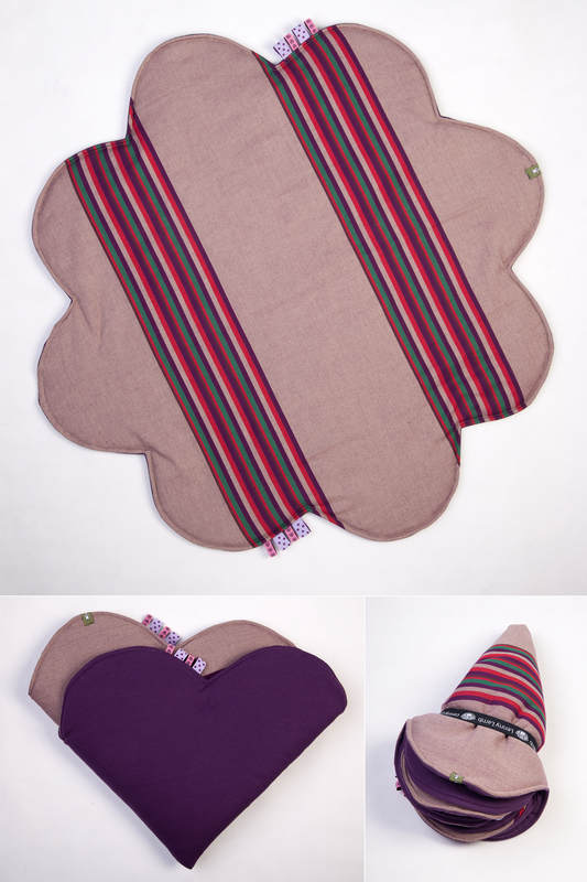 Mata dla dziecka LennyLamb (Warstwa zewnętrzna-100% Bawełna, Wypełnienie-100% Poliester) - WRZOSOWE NOCE #babywearing