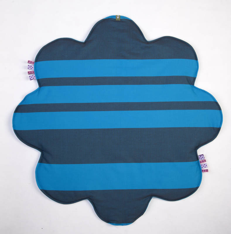 Lenny Baby Mat  (Outer layer-100% cotton, Stuffing-100% polyester) - OCEAN DEPTH #babywearing