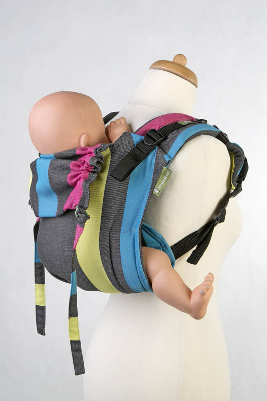 Nosidło Klamrowe ONBUHIMO z tkaniny skośno-krzyżowej (100% bawełna), rozmiar Toddler - NOC #babywearing