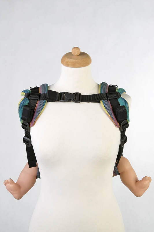 Lenny Buckle Onbuhimo baby carrier, toddler size, broken-twill weave (100% cotton) - GAIA #babywearing