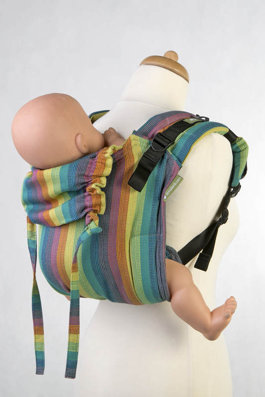 Lenny Buckle Onbuhimo baby carrier, standard size, broken-twill weave (100% cotton) - GAIA (grade B) #babywearing