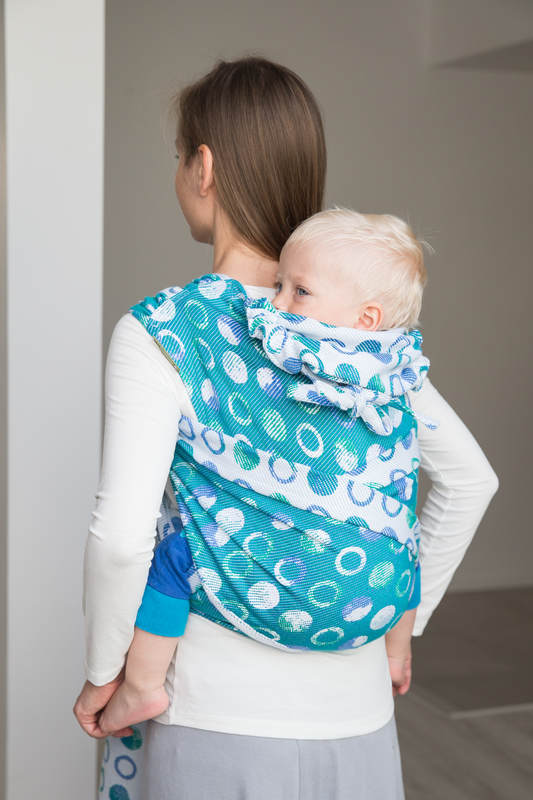 WRAP-TAI carrier Toddler with hood/ jacquard twill / 100% cotton / MOTHER EARTH (grade B) #babywearing