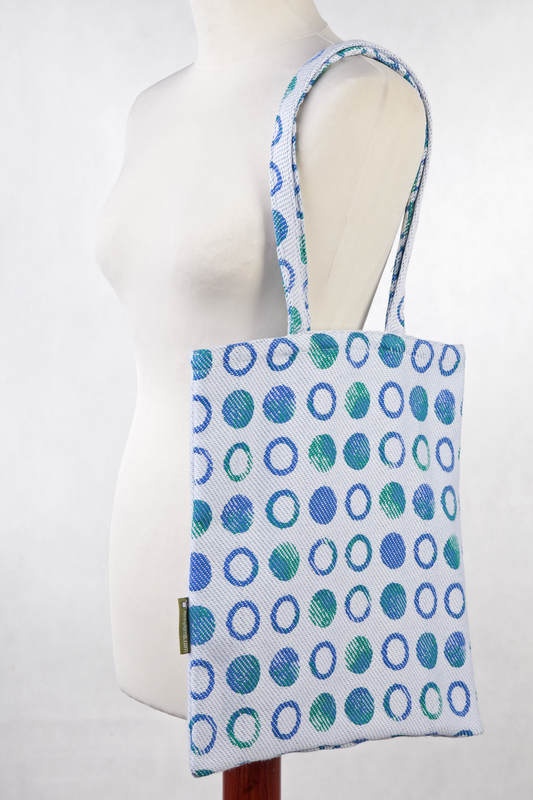 Shopping bag made of wrap fabric (100% cotton) - MOTHER EARTH Reverse  #babywearing