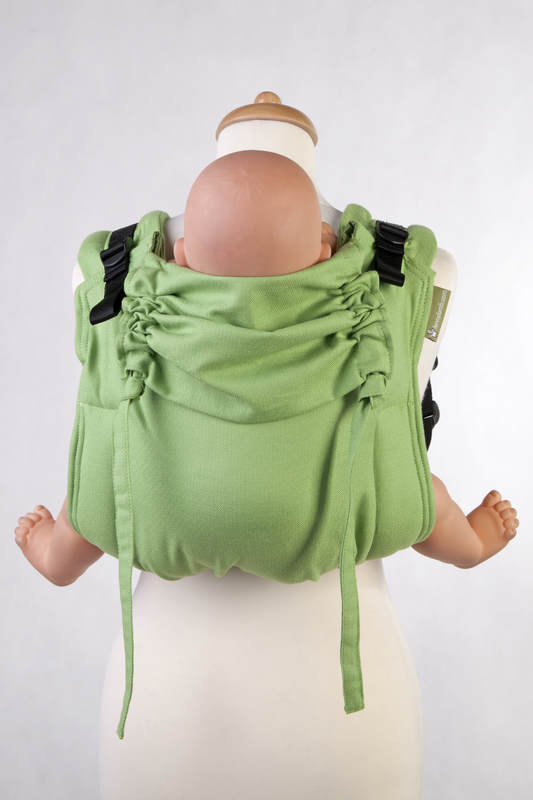 Lenny Buckle Onbuhimo baby carrier, standard size, diamond weave (100% cotton) - DIAMOND GREEN #babywearing