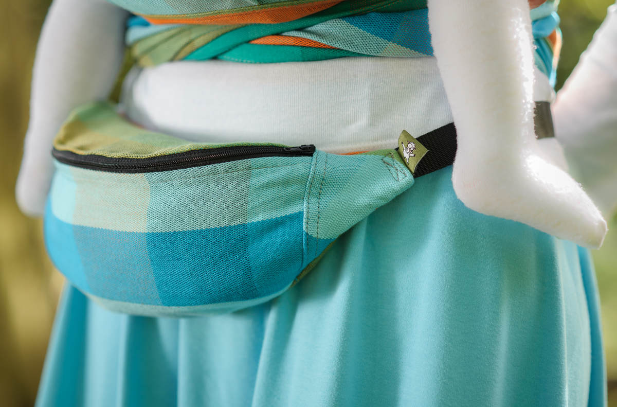 Waist Bag made of woven fabric, (100% cotton) - ORANGE TREE #babywearing