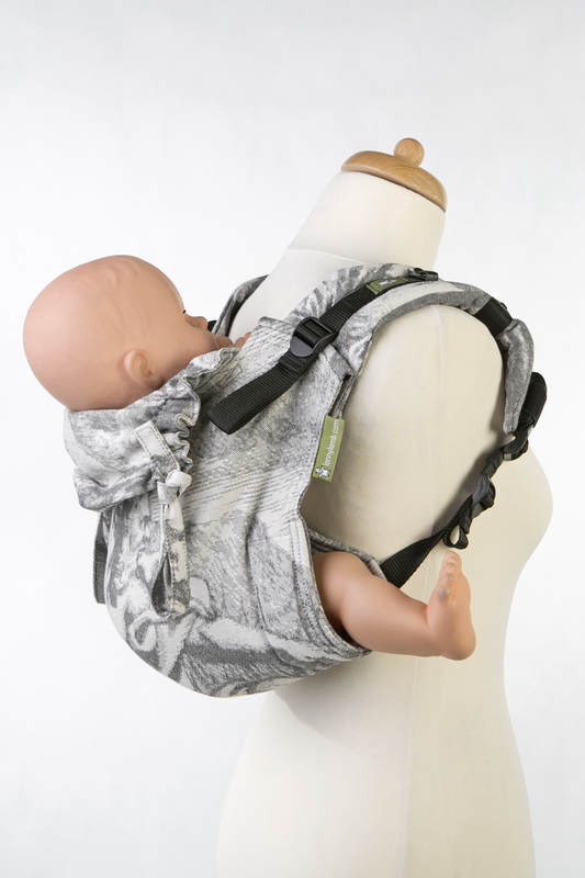 Lenny Buckle Onbuhimo Tragehilfe, Größe Standard, Jacquardwebung (100% Baumwolle) - POSEIDON #babywearing