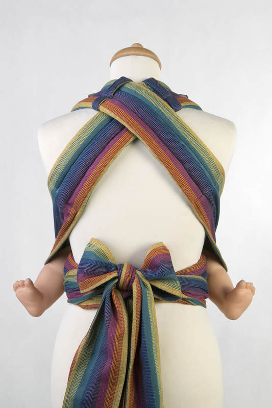 MEI-TAI carrier Mini, broken-twill weave - 100% cotton - with hood, PARADISO COTTON #babywearing