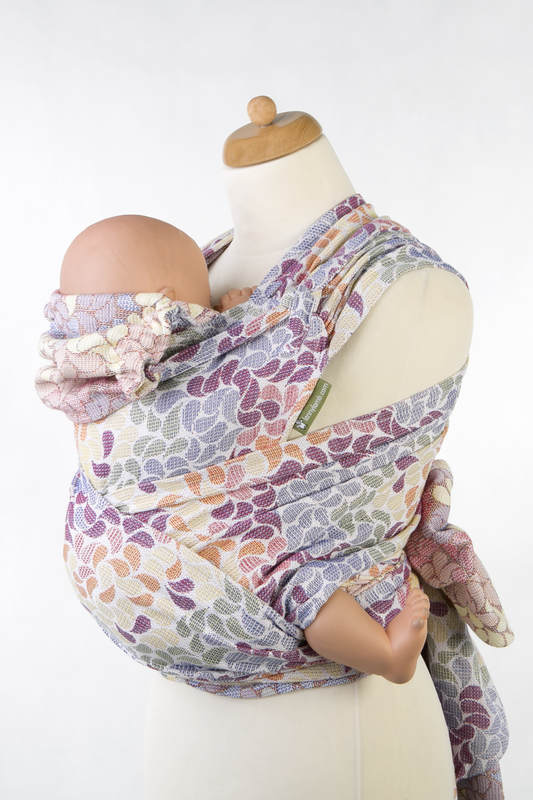 WRAP-TAI carrier Toddler with hood/ jacquard twill / 100% cotton / COLORS OF LIFE (grade B) #babywearing