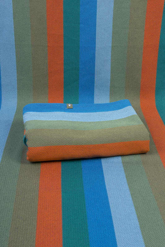 LITTLE HERRINGBONE LANTANA, herringbone weave fabric, 100% cotton, width 140cm, weight 270 g/m² #babywearing