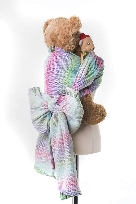 Doll Sling, Herringbone Weave, 100% cotton - LITTLE HERRINGBONE IMPRESSION #babywearing