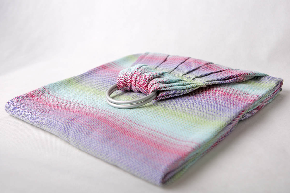 Ringsling, Jacquard Weave (100% cotton) - LITTLE HERRINGBONE IMPRESSION - standard 1.8m #babywearing