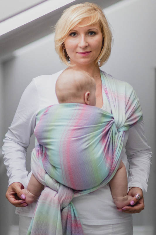 Baby Wrap, Herringbone Weave (100% cotton) - LITTLE HERRINGBONE IMPRESSION- size L #babywearing