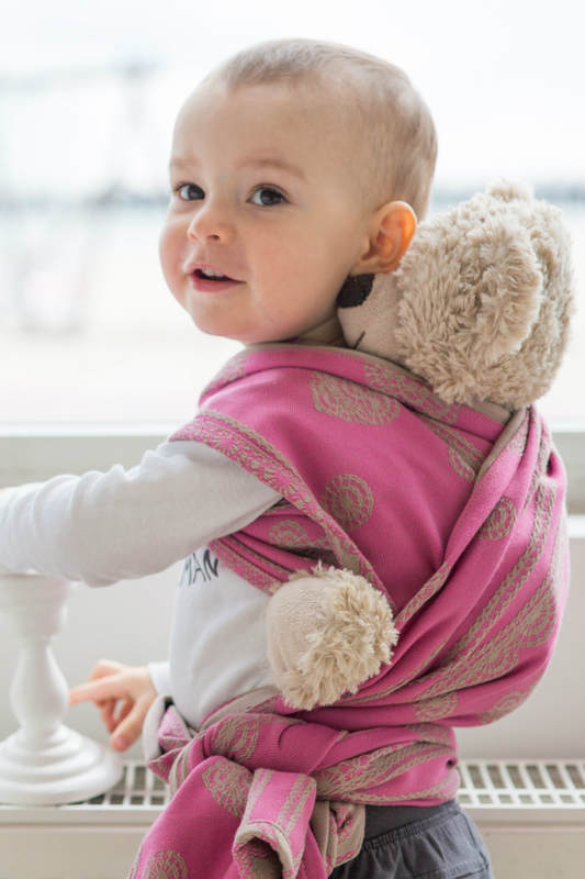 Doll Sling, Jacquard Weave, 100% cotton - CANDY LACE #babywearing