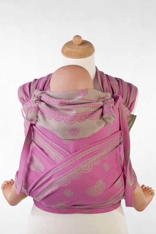 WRAP-TAI carrier Toddler with hood/ jacquard twill / 100% cotton / CANDY LACE #babywearing