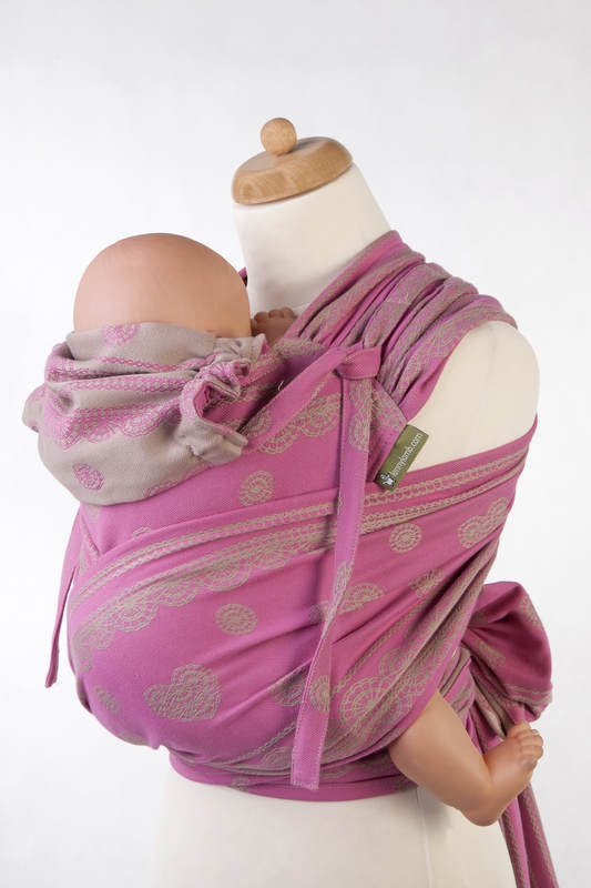 WRAP-TAI carrier Toddler with hood/ jacquard twill / 100% cotton / CANDY LACE #babywearing