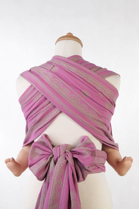 WRAP-TAI carrier Toddler with hood/ jacquard twill / 100% cotton / CANDY LACE #babywearing