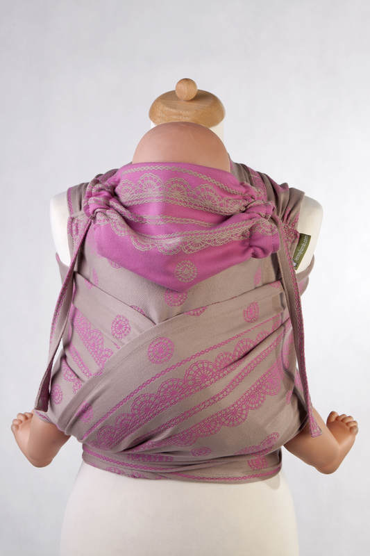 WRAP-TAI carrier Toddler with hood/ jacquard twill / 100% cotton / CANDY LACE #babywearing