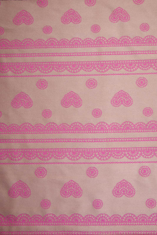 CANDY LACE, jacquard weave fabric, 100% cotton, width 140cm, weight 280 g/m² #babywearing