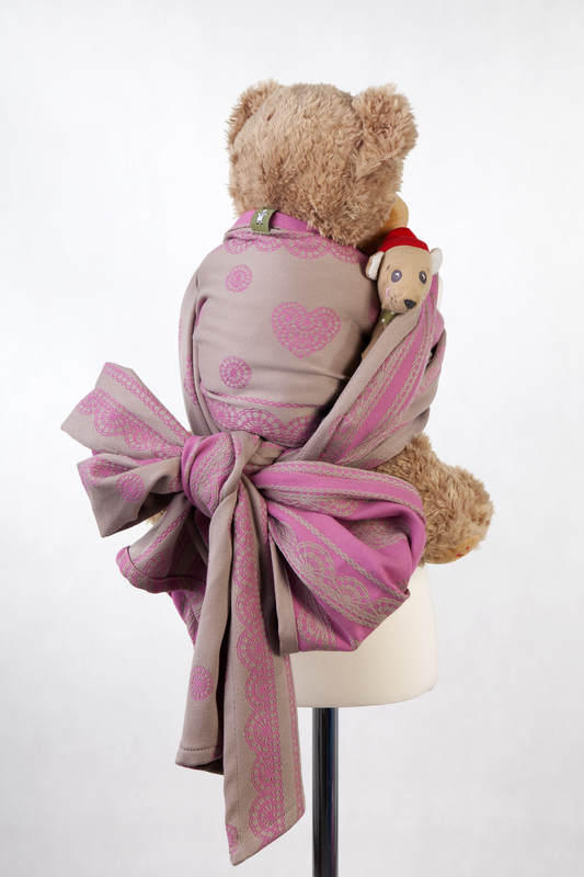 Doll Sling, Jacquard Weave, 100% cotton - CANDY LACE #babywearing