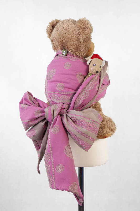 Doll Sling, Jacquard Weave, 100% cotton - CANDY LACE #babywearing