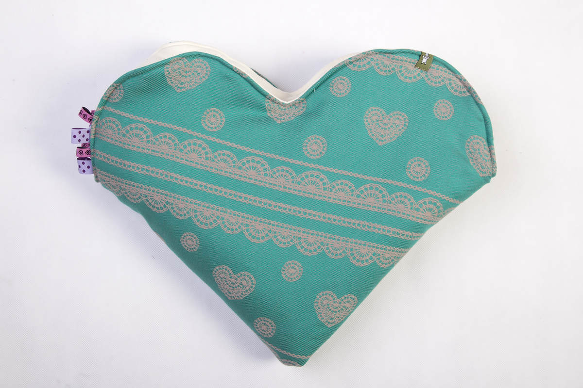 Lenny Baby Mat  (Outer layer-100% cotton, Stuffing-100% polyester) - PISTACHIO LACE #babywearing