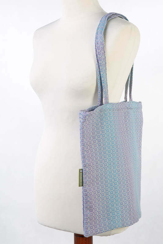 Shopping bag made of wrap fabric (100% cotton) - LITTLE LOVE - ZEPHYR #babywearing