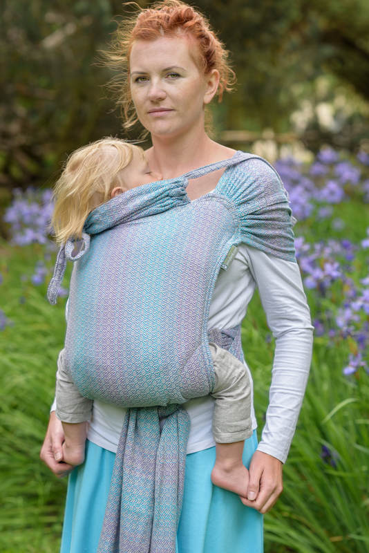 WRAP-TAI carrier Toddler with hood/ jacquard twill / 100% cotton / LITTLE LOVE - ZEPHYR #babywearing
