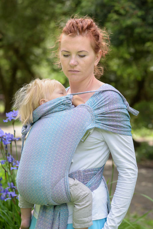 WRAP-TAI carrier Toddler with hood/ jacquard twill / 100% cotton / LITTLE LOVE - ZEPHYR #babywearing