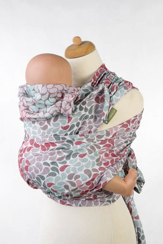 WRAP-TAI carrier Mini with hood/ jacquard twill / 100% cotton / COLORS OF FRENDSHIP #babywearing