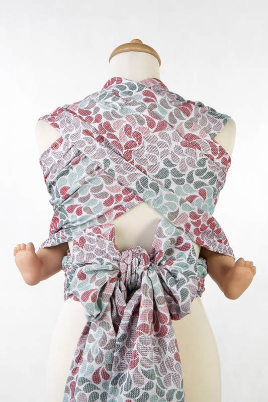 WRAP-TAI portabebé Mini con capucha/ jacquard sarga/100% algodón/ COLORS OF FRIENDSHIP #babywearing