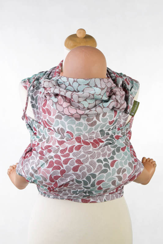 WRAP-TAI carrier Toddler with hood/ jacquard twill / 100% cotton / COLORS OF FRENDSHIP #babywearing