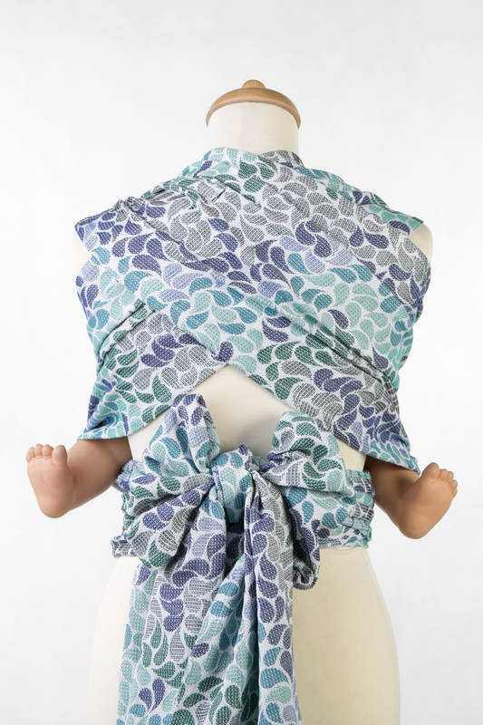 WRAP-TAI carrier Toddler with hood/ jacquard twill / 100% cotton / COLORS OF HEAVEN #babywearing