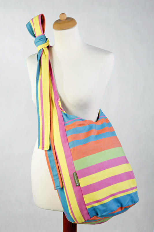 Hobo Bag made of woven fabric, 60% cotton 40% bamboo - PINACOLADA #babywearing