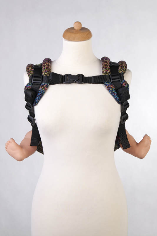 Nosidło Klamrowe ONBUHIMO  z tkaniny żakardowej ( 60% bawełna, 28% wełna merino, 8% jedwab, 4% kaszmir), rozmiar Standard - LITTLE LOVE ZACHWYT #babywearing
