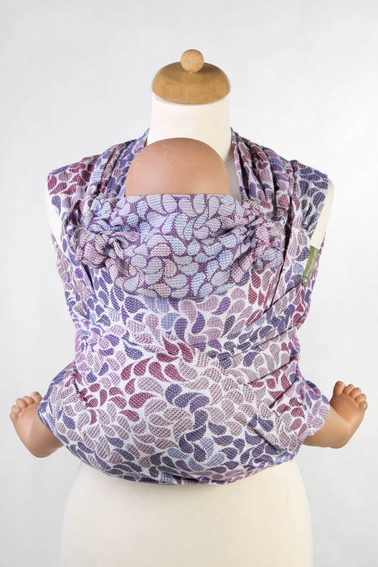 WRAP-TAI portabebé Mini con capucha/ jacquard sarga/100% algodón/ COLORS OF FANTASY #babywearing