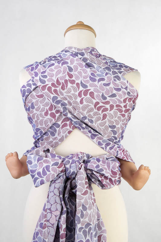 WRAP-TAI portabebé Mini con capucha/ jacquard sarga/100% algodón/ COLORS OF FANTASY #babywearing