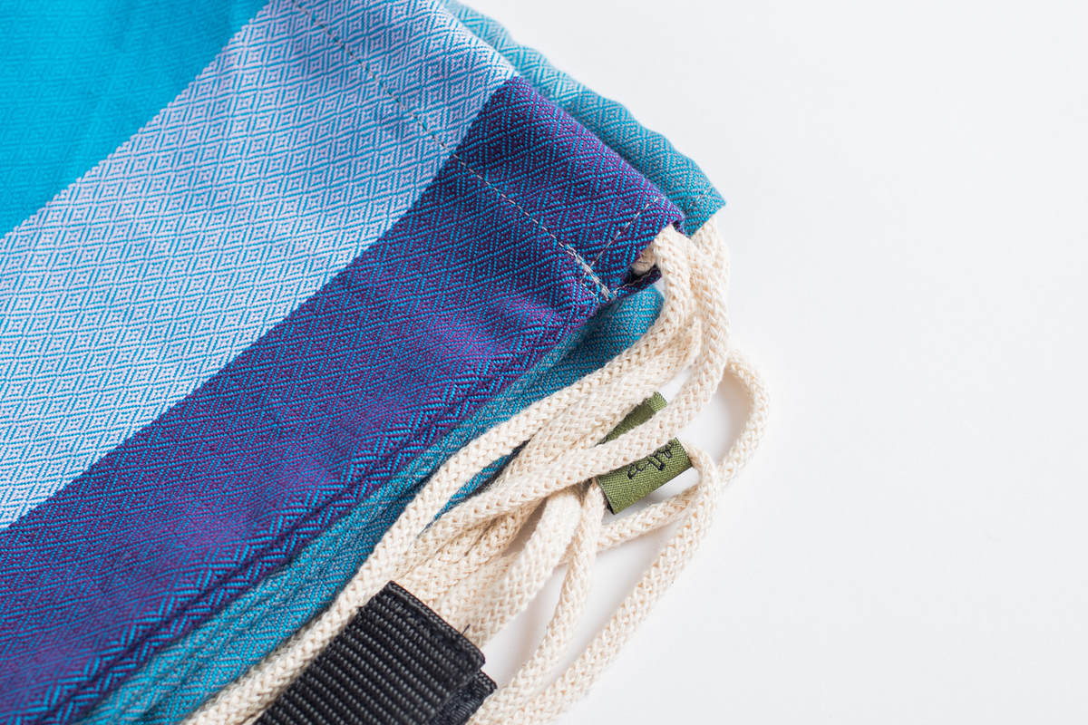 Sackpack made of wrap fabric (100% cotton) - FINNISH DIAMOND - standard size 32cmx43cm #babywearing